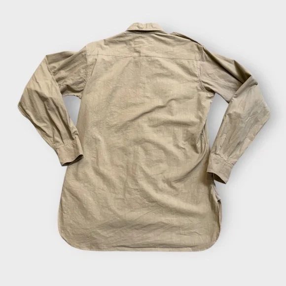 Vintage 1940s/1950s French Indochina Military Army Shirt